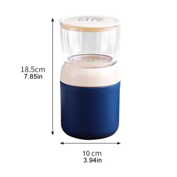 700 ml Praktisk Müsli Mugg, To Go Mug Lunchpot Läcksäker Yoghurt Mugg To Go Med Väska Och Sked För Skola, Kontor, Utomhus (Grön)