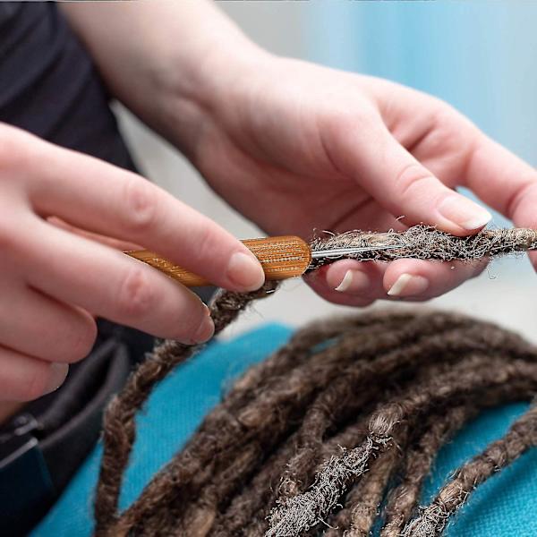 9 delar böjd spärrkrok Set Spärrkrok Dreadlocks Verktyg