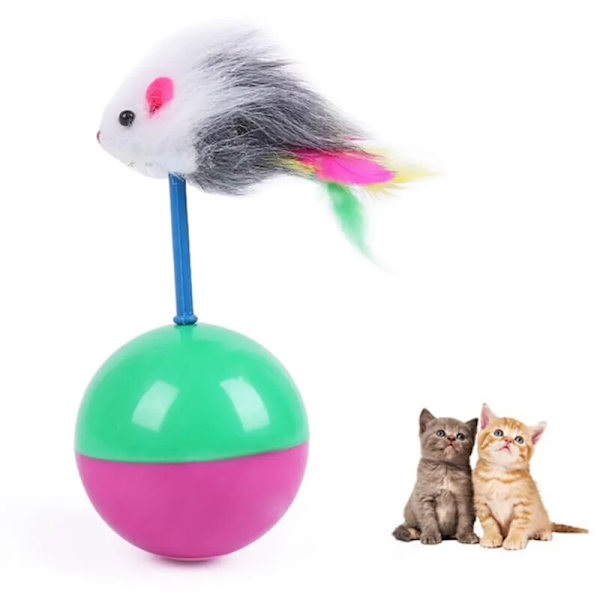 Delar katt leksak Tommouse, leksakskopp för katter, interaktiv leksak för katter, leksak för kattmus, interaktiv leksak för katter, leksak katt intelligensleksak