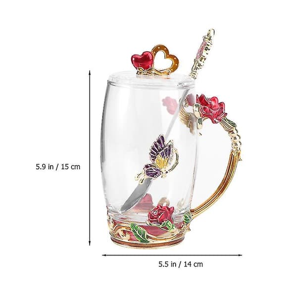 1 set Glas Kopp Sked