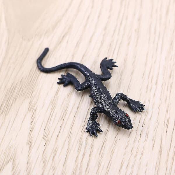 20 st plast svarta geckoödlor-1