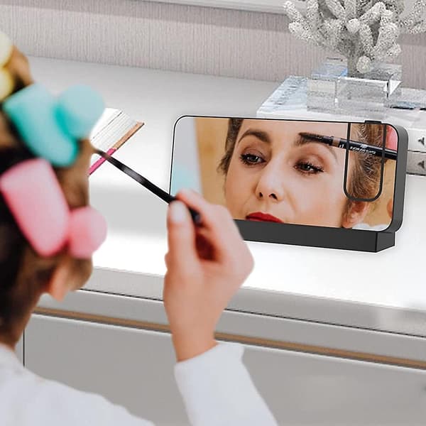 Multifunktionell kreativ väckarklocka Mute Net Celebrity Hot Color Screen Projection Alarm Clockblack