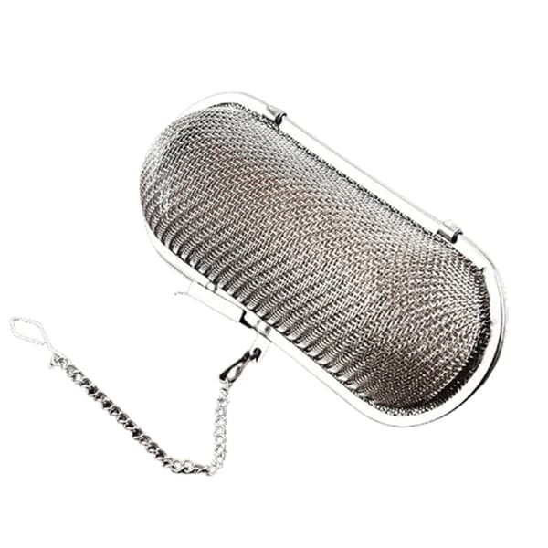 11x5cm rostfritt stål teinfuser Återanvändbart mesh Tesil Matlagningssil Pice Mesh -sil