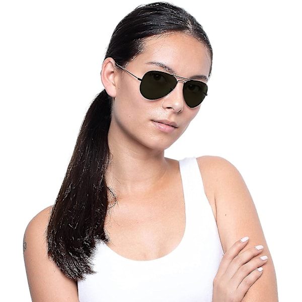 Goggles Classic Aviator -aurinkolasit $ Klassinen polarisoidut Aviator -aurinkolasit UV-peililinssi Metalli Retro -sävyt $ Klassinen polarisoidut Aviator -aurinkolasit F