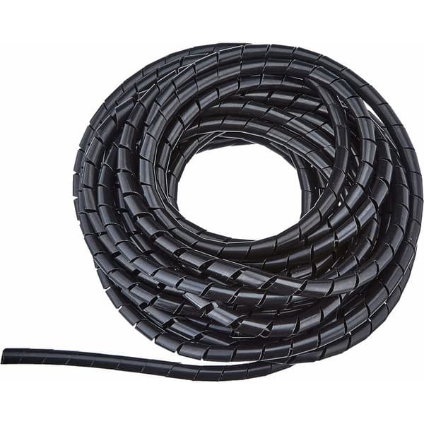 Svart spiral sladdskydd - 10m00, T-Audace