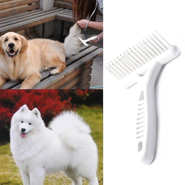 Hunderivekambørste Fjernelse af kort og langt hår Pelsfjerning Katte- og hundebørstepleje