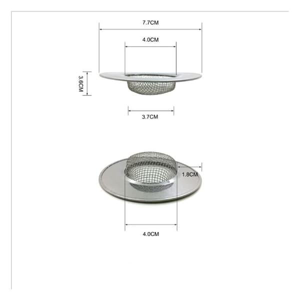 2 st filter sil slagg sil diskbänk sil anti-botten läckage sil diskbänk diskbänk filter avloppsplugg, passar de flesta diskbänkar