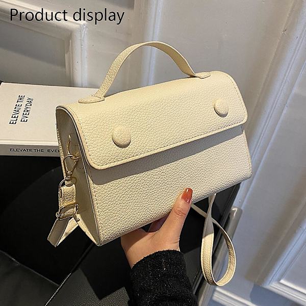 Trendiga axelväskor för kvinnor - Designerhandväska med justerbar rem