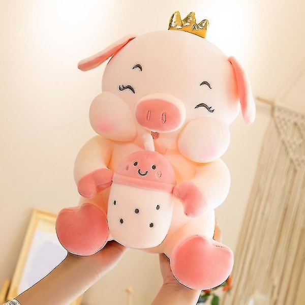 30 cm Ny Milk Tea Pig Plyschleksak S