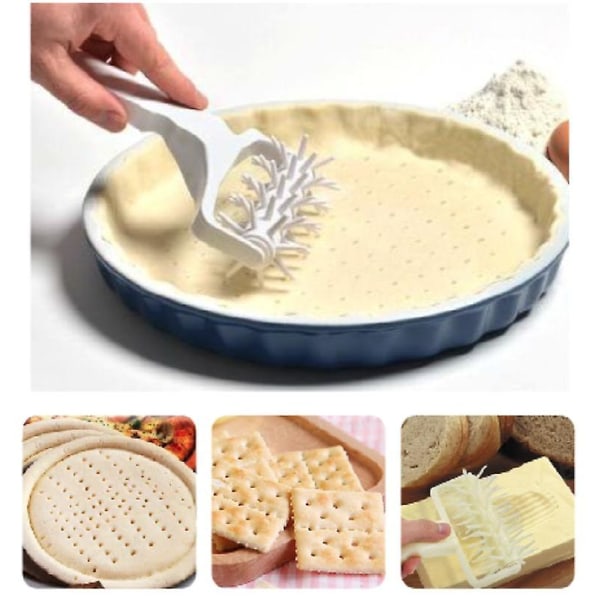 R Pizza Deg Roller - Dough Blistering Killer - Köp en och få tre (pizzaskärare och bakverksskrapa) - Presentpaket