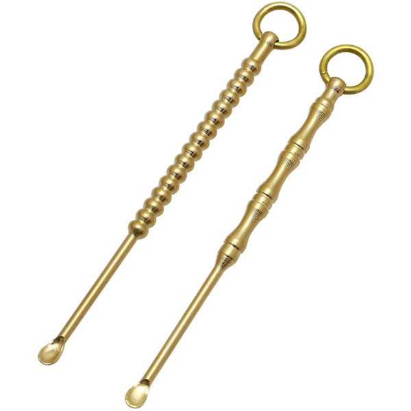 2-pack litet flaska liten sked sked hänge halsband ring tillbehör