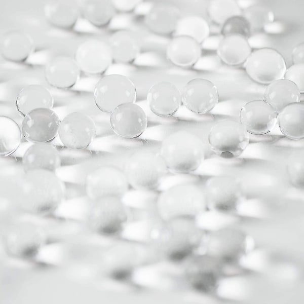Genomskinliga vattenpärlor, 3000 delar Vasfyllmedel Pärlor Ädelstenar Vattengelpärlor Växande Kristallpärlor Bröllopsdekoration (Transparent)