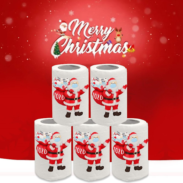 1-pack Julpynt Presentpapper Jultomten 1 Rulle 500 Julpapper