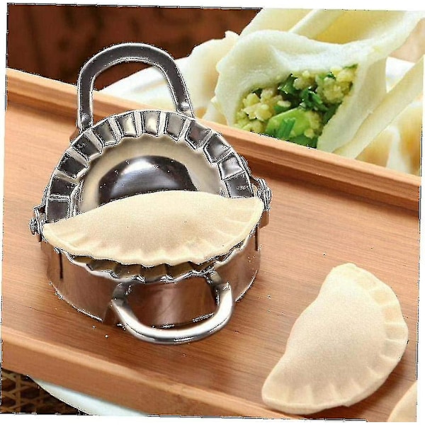 Dumplingform i rostfritt stål, 2-pack / Set med dumplingform i rostfritt stål