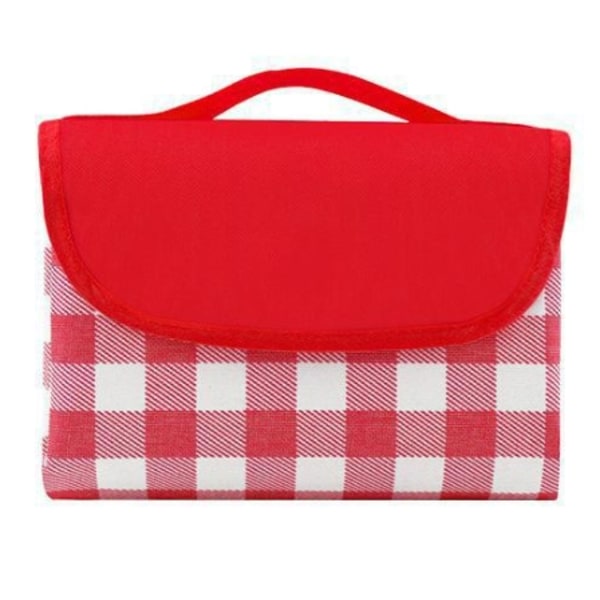 Bärbar picknickfilt Extra stor utomhus sandtät vattentät hopfällbar picknick gräsmatta strand praktisk matta sand gräsresistent camping strandfilt för Tr