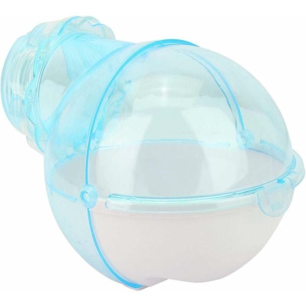 Hamster Sandbad Plast Liten PET Sandbad Behållare Hamster Sandlåda Bastu Utomhus Badrum Liten PET Självrengörande (Blå)