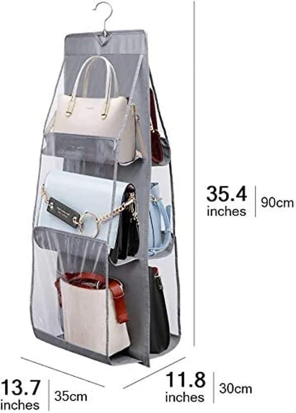 2-pack väska organiser med 6 fack