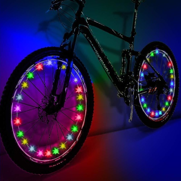 Ultra Bright LED - Ljussträng för cykelhjul - Diverse färger Cykeldäck Access
