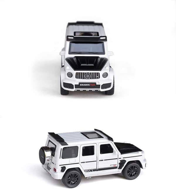 1:32 SUV Legetøjsmodel i Die-Cast Metal til Børn - Samling af Køretøjer (bbs - Hvid)