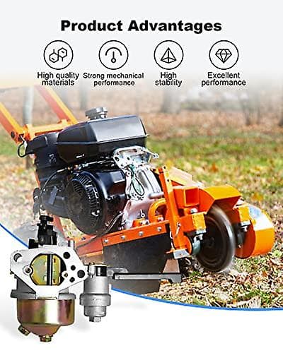 Högpresterande förgasarmontering för Kohler Command Pro CH440 14HP bensinmotor