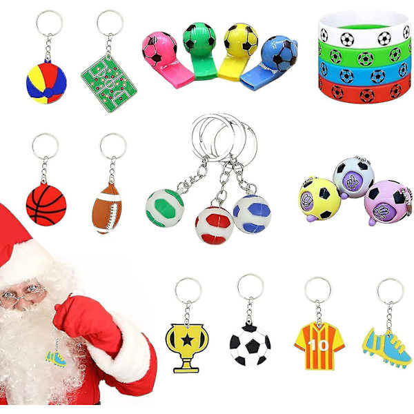Fotbollsadventskalender 2022, 24-dagars presentförpackning för barn, fotbolls-VM-leksaker för jullov Toddler Pojkar Flickor Vuxna Present