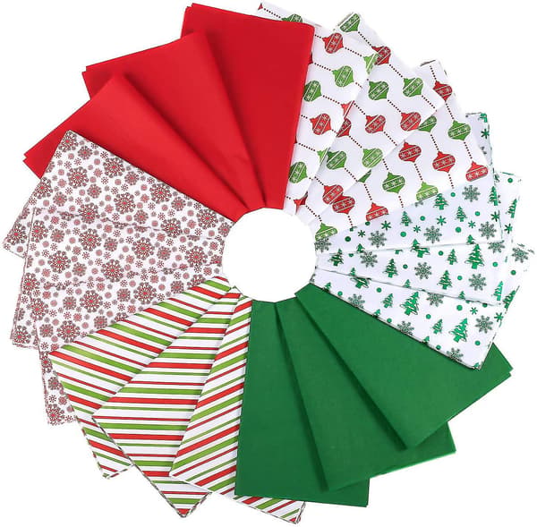 120 ark jul silkespapper, presentpapper med blandade mönster