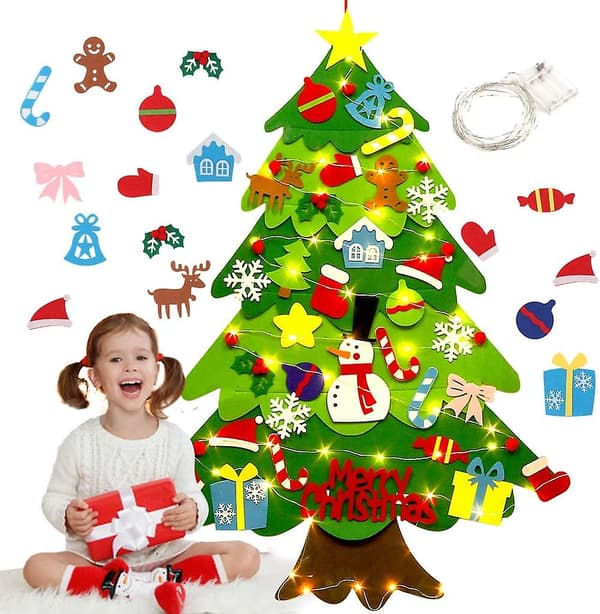 Filt julgran, DIY julgran DIY Christmas Kit Hanging Replica