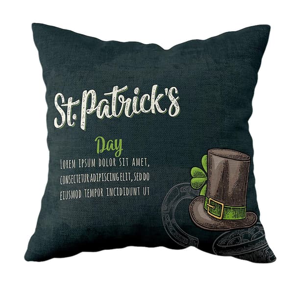 St. Patrick's Day Kuddeöverdrag för Hemmet - 'Survived Family' 