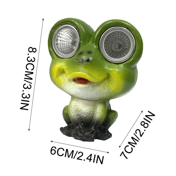 Utomhusbelysning Solar Animal Light Led Atmosphere Light Frog Garden Landscape Light