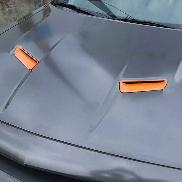 Luftutloppsklädsel för Dodge Challenger 2015-2020, ABS Orange