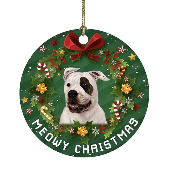 Julpynt med rolig hunddesign - Hängande julgranspynt
