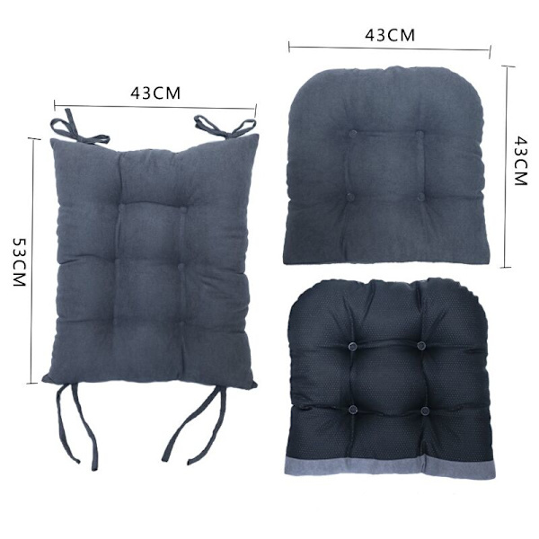 Cafe Rocking Chair Cushion Set, Non-Slip Rocking Chair Cushions with Ties, Soft Thick Seat Cushions for Indoor Office Home