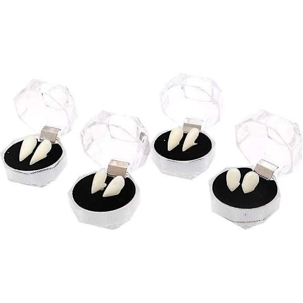 Andre Julepynt Vampyr Tænder Fangtænder, Falske Gebiss Horror Dekoration Rekvisit Halloween Tilbehør Til Halloween Kostume Festgaver (13mm, 1