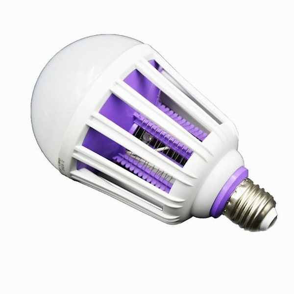 Bug Zapper-glödlampa, 2 i 1 myggdödarlampa LED elektronisk insekts- och flugdödare, verandalampa för entré, dörröppning, korridor, balkong och uteplats