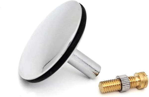 Justerbar badekarpropp, erstatningstilbehør for vask, for vask med 8 mm stang og 43,5 mm dekseldiameter Scrollsqy