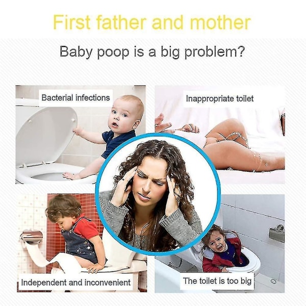 Toalettstol för barn, potträning, toalettstol för barn, pottränare för pojkar och flickor, passar runda/ovala toaletter, potträning för barn/