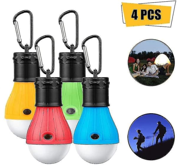 Campinglichter, Led-campinglichter, Tragbare Zeltlichter Notlichter Wasserdichte Campinglichter, (4er Pack)