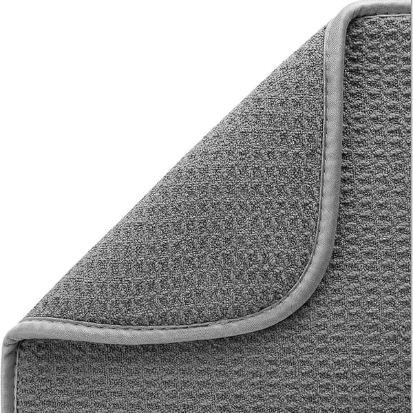 2-pack mikrofiber diskmatta superabsorberande diskmatta 40x46 cm