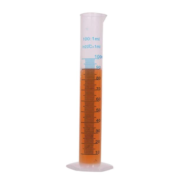 1 st Plastmätcylinder Vätskeskala Mätprovrör Cylindrisk Mätkopp (50 ml)
