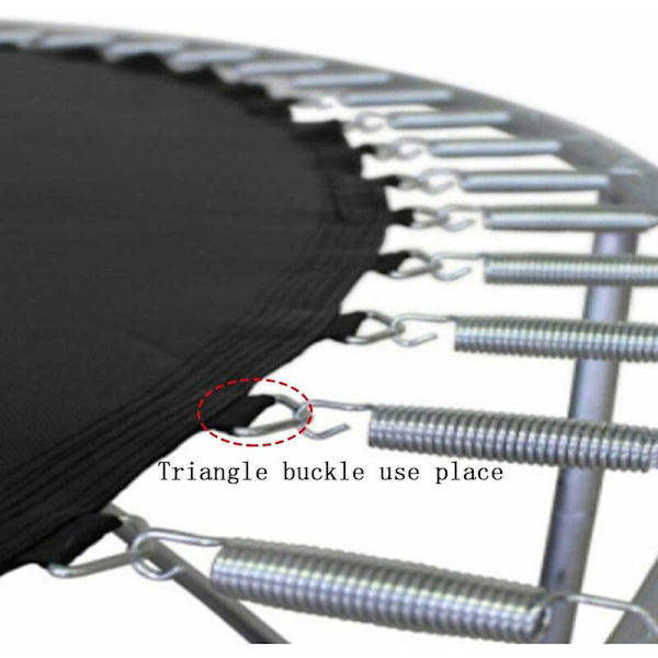 Trampolin fjäder, Trampolin tillbehör, Triumph Trampolin Triangel Spänne 20pack