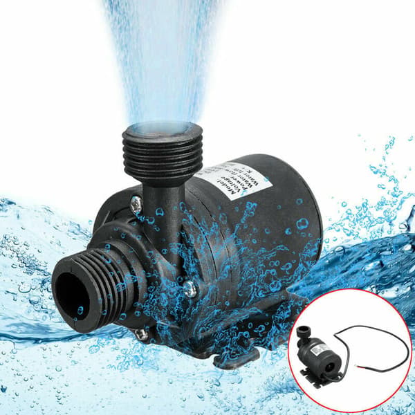 DC12V Högpresterande dränkbar pump Lågbrus borstlös DC-pump 50 cm kabel