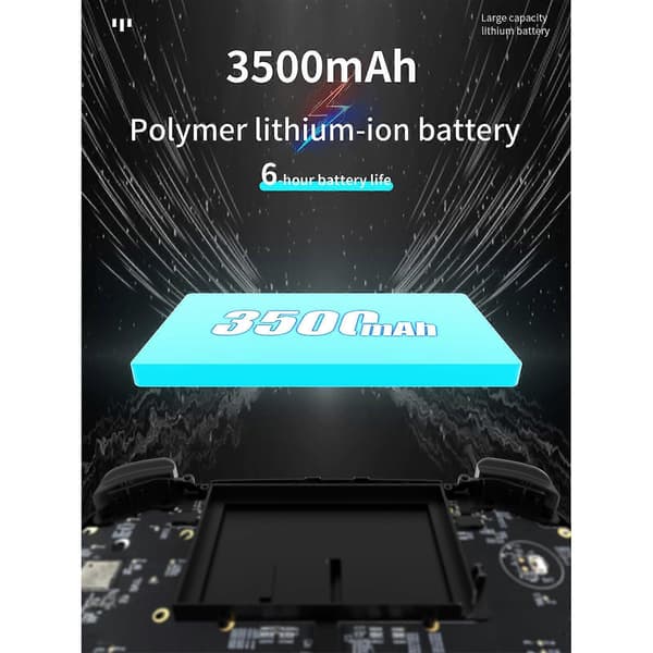 RK3566 64-bitars 4-tums IPS-skärm handhållen spelkonsol, Linux-system, 5G-kompatibel, Bluetooth, retro-videospelare, ljusblå