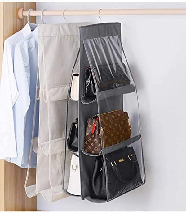 2-pack väska organiser med 6 fack