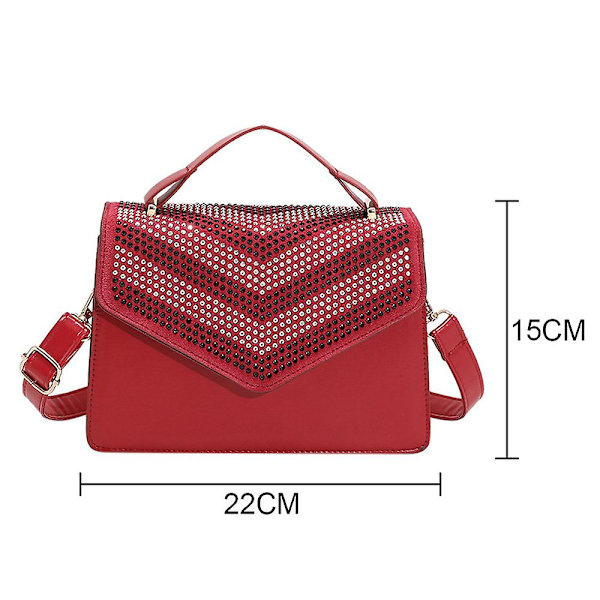 Crossbody-väska Designer Aftonväska Clutch Handväska för Bröllop/Bal/Fest