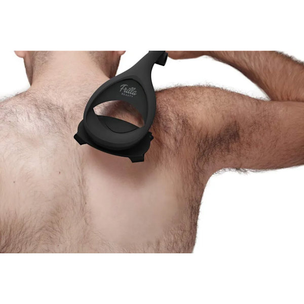 baKblade 2.0 PLUS - Herrbaksrakapparat (DIY), Ergonomiskt handtag, Rakning i vått eller torrt (blad ingår) | BACKBLADE