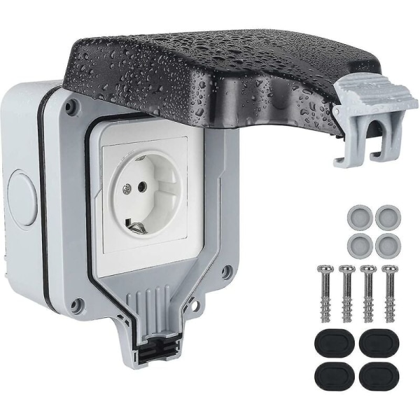 Waterproof socket IP66 waterproof outdoor socket, outdoor socket