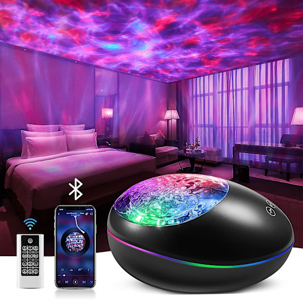 Vinterkampanj, stjärnprojektor, LED Galaxy Projector Night Light