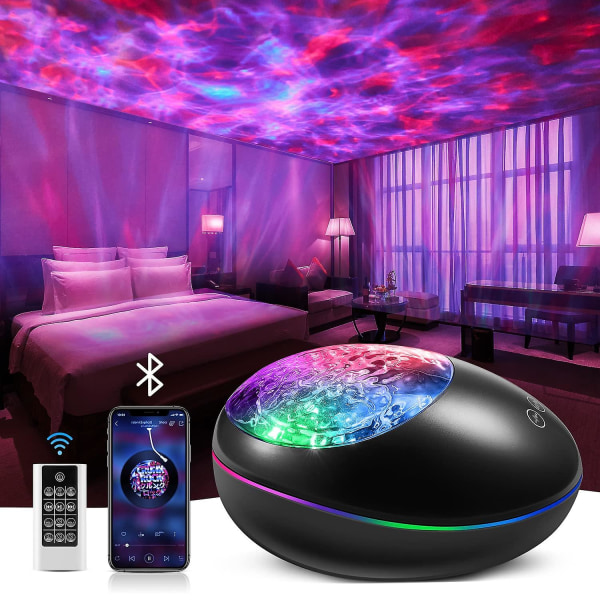 Vinterkampanje,stjerneprojektor, Led Galaxy Projector Night Light