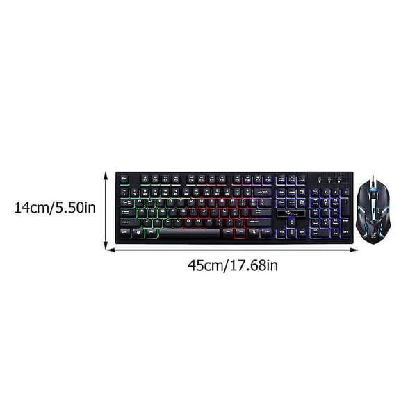 1 set USB-tangentbord och mus