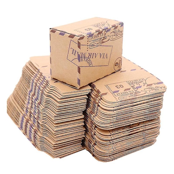 100 st Kraftpapper Godisask